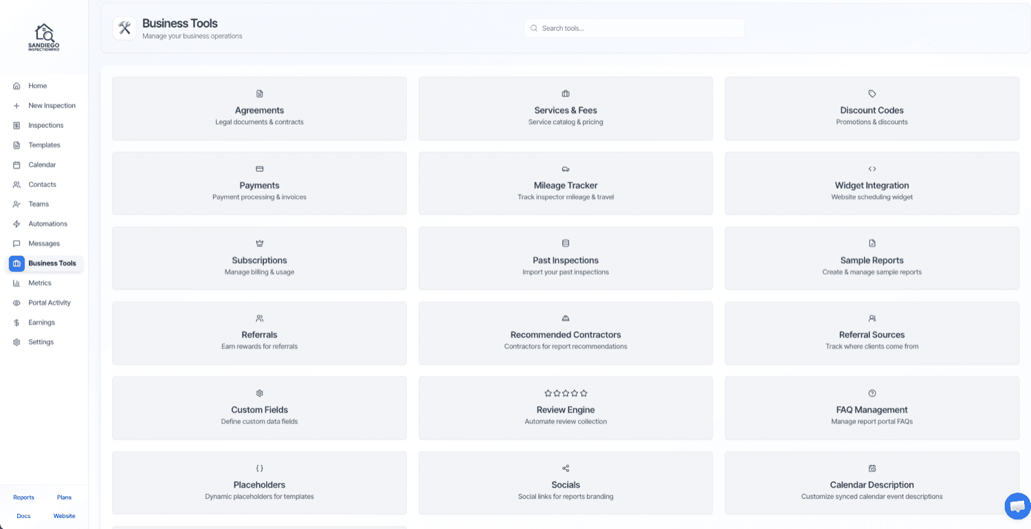 Complete Business Management feature