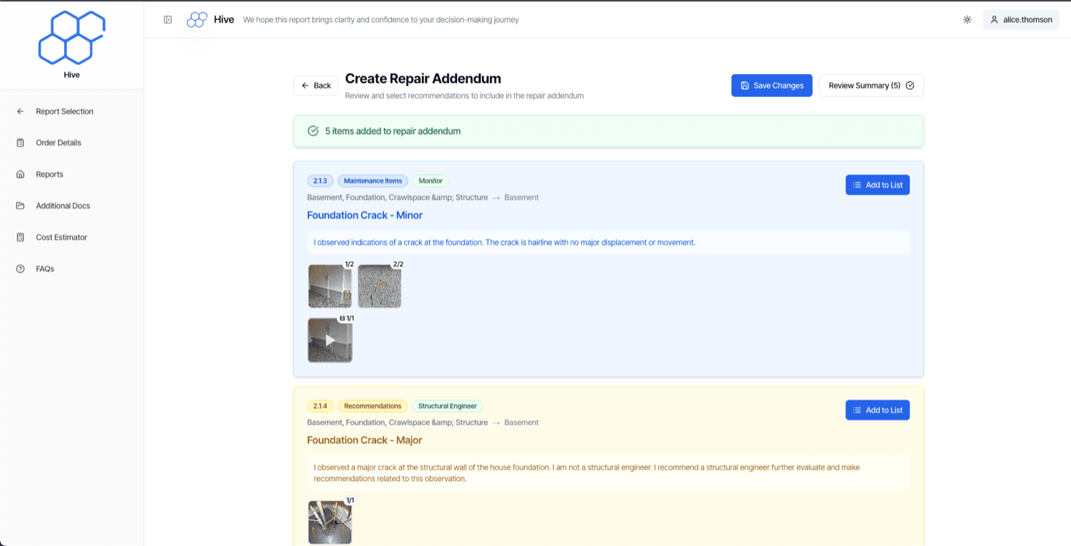Realtor Portal feature