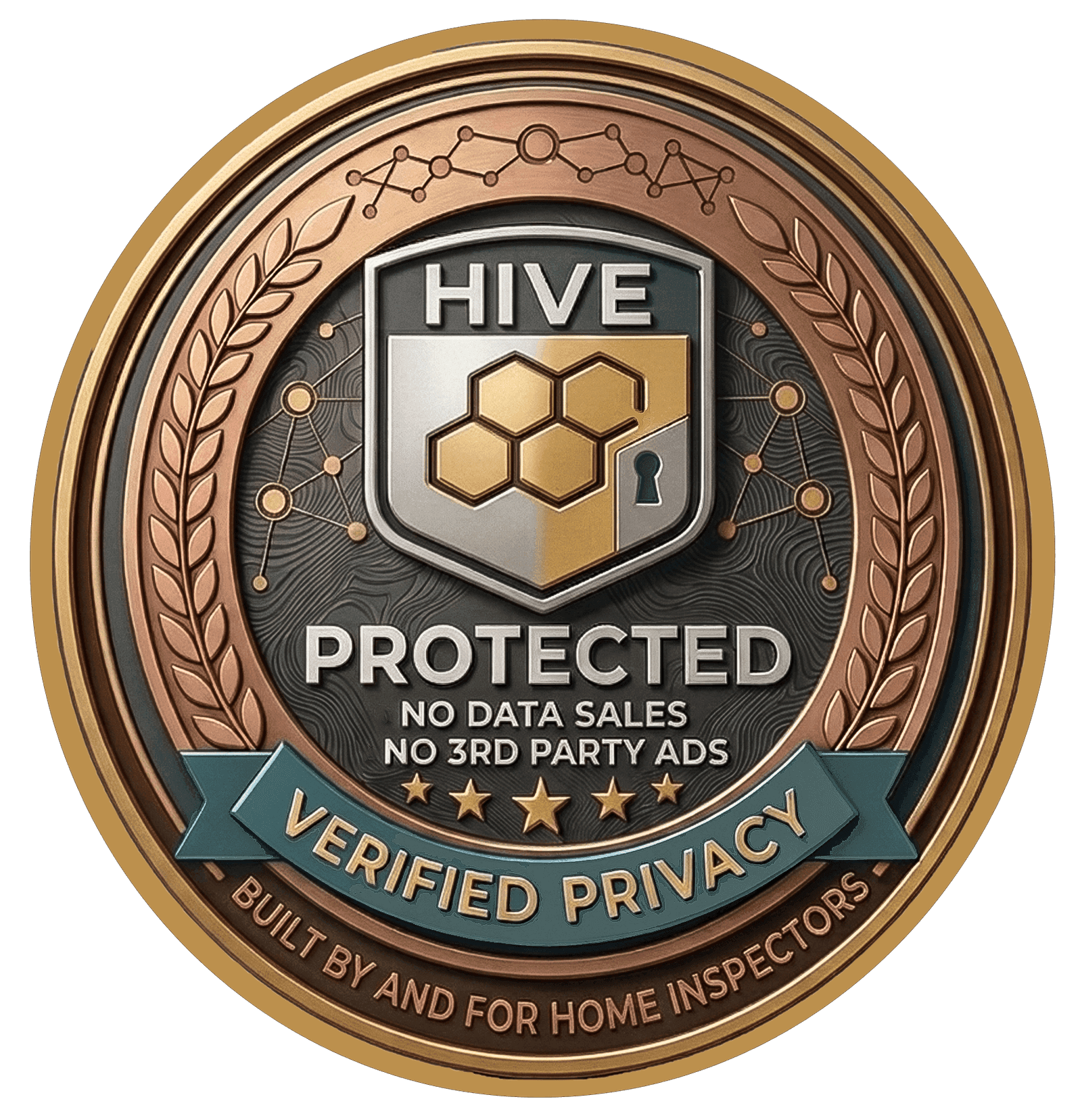 Hive Protected Badge - No Data Sales, No 3rd Party Ads