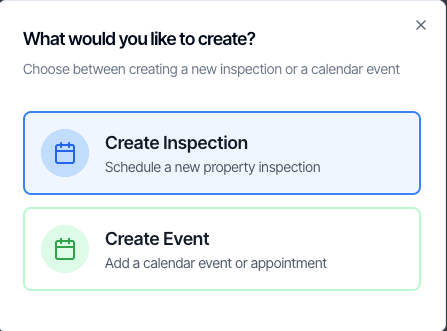 Inspection Events feature