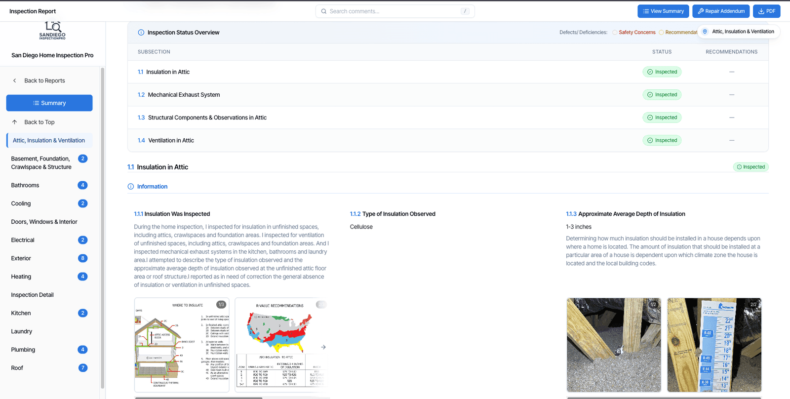 Interactive Web Reports feature